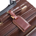 Genuine Leather Travel Luggage Tag - Name Tag Holder 6