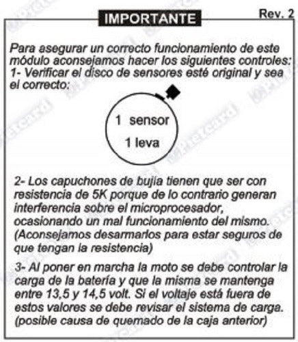 Pietcard CDI Zanella RX 150 Z6 (2017) 2