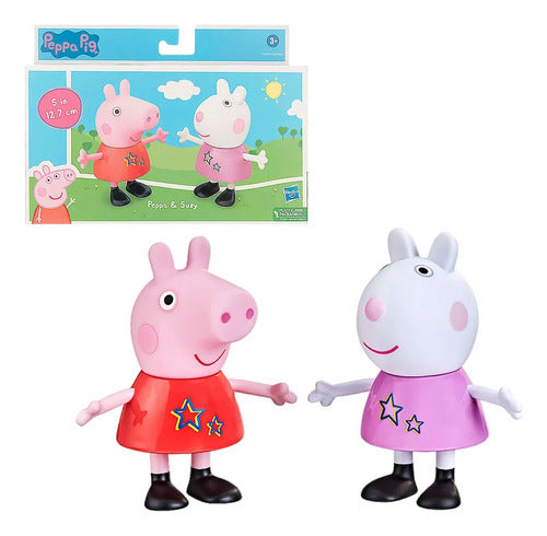 Juego Muñecos Pack Peppa Pig Y Suzy 12.7cm Hasbro Niños Febo 2