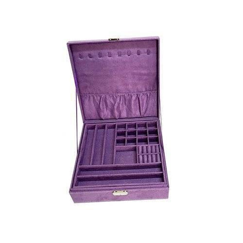 Purple Velvet Screen W/Lock Bag Case Paperweight 3