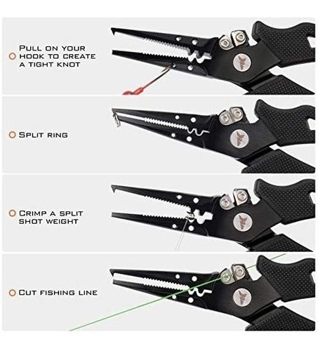 KastKing Saltwater Fishing Tool Pliers Kit - Black 3