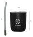 Personalized Laser-Engraved Stainless Steel Thermal Mate Set with Straw 4