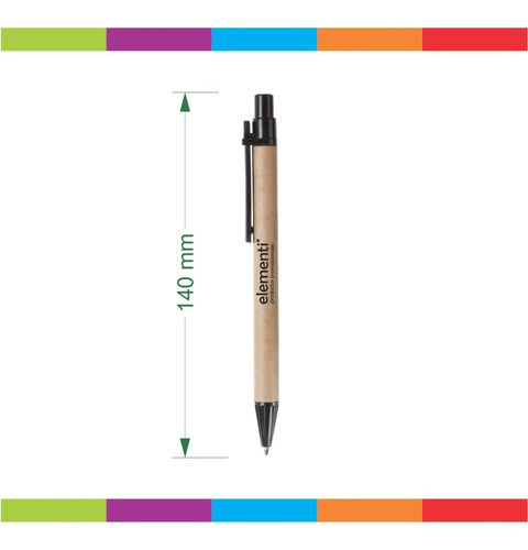 BIC 200 Eco-Friendly Pens with Single Color Logo - Natural Model 2