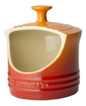 Le Creuset Salt Crock Ceramic Flame 10 Oz 1