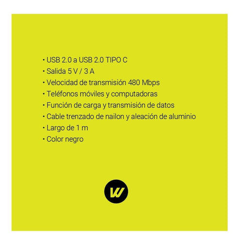 USB to Type C Cable - Liwor Model 213B 1