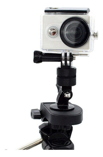 . Adaptador Giratório De Alumínio De 360 Graus Para Gopro 3