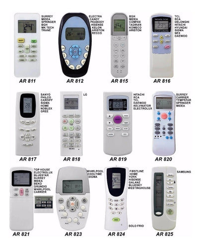 Remote Control for Sanyo, Noblex, Ranser, Philco Air Conditioner 4