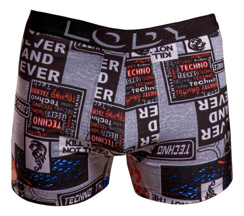 Pack X4 Boxer Estampado Surtido Lody Men 5