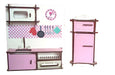 La Olla Pirula Doll Furniture Set X 23 Wooden in Colors + Stickers 2