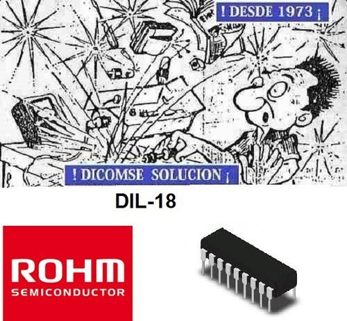 RHOM BA9221 Integrated Digital-to-Analog Converter, 12 Bit 0