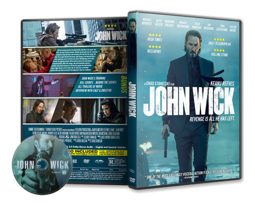 DVD John Wick 1 2 3 4 Complete Saga 1