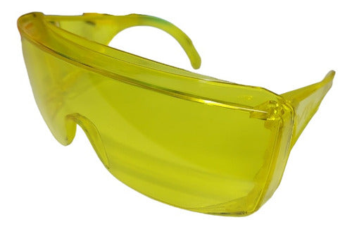 Amber Polycarbonate Safety Goggles 0
