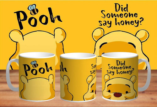 Animefan_ar Personalized Disney Winnie Pooh Plastic Mug 1