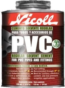 Adhesivo Cemento Para Pvc Verde Nicoll 236 Ml. 2