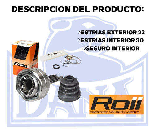 Kit X2 Homocineticas Gol Power Senda Saveiro L/rueda 22x30 1