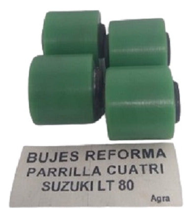 Suzuki Lt 80 4 Pernos Y Buje Parrillas Suspension Agra 1