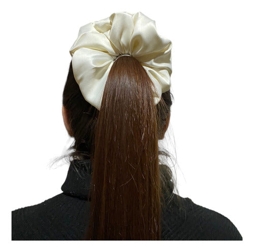 Luxe Satin Solid Color Scrunchies 5