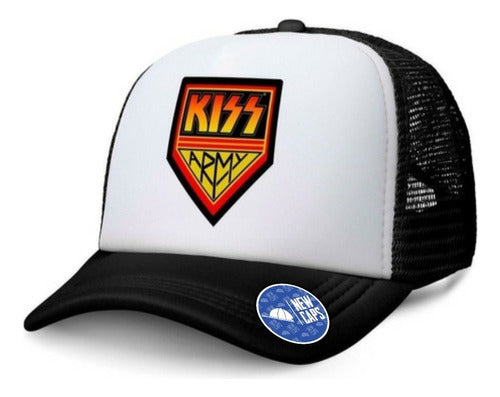 Newcaps Trucker Kiss Army Rock Band Cap 0