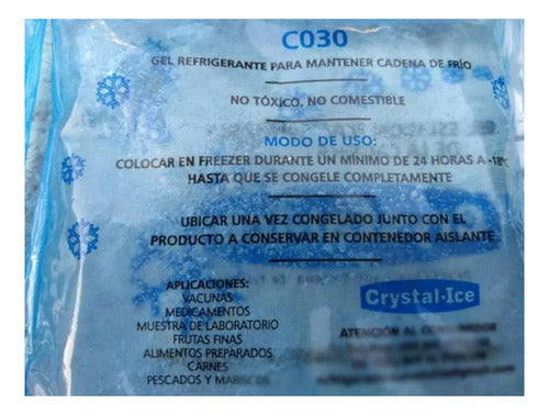 Gel Refrigerante Hielo Frio Sachet 350gr X 3u 1