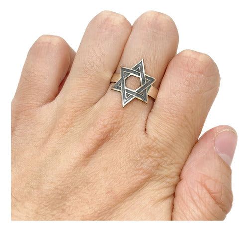 Joyas Ruiz Star of David Ring in 925 Silver 4