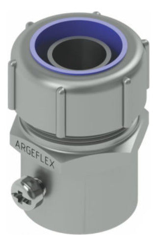 Straight Female Threadless Connector for 1" Electric Pipe and 3/4" Flexible - Argeflex 0