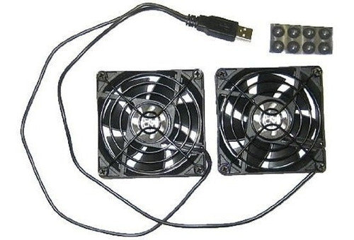 Coolerguys Dual 80 mm Usb Ventiladores De Refrigeración 0