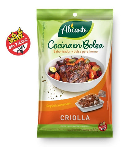 Alicante Cocina En Bolsa Saborizador Criolla X 30 Gr X 3 Unid 1