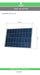 Solar Panel 90W Polycrystalline with Mounting Brackets - PS90 - Enertik 2