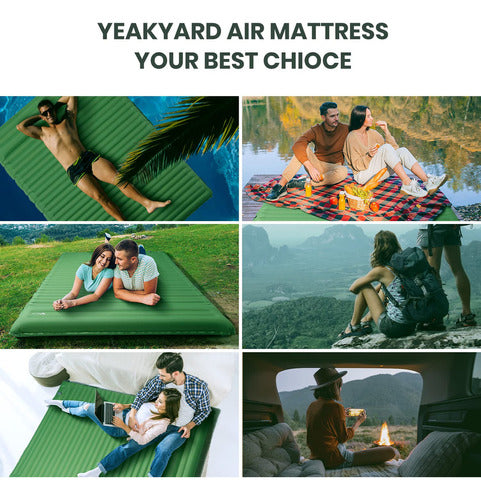 Yeakyard Double Sleeping Pad for Camping 5