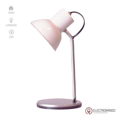 Lumipack Peque Small Desk or Table Lamp White E27 2