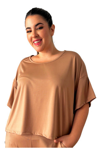 De Fábrica Silk Blouse for Women in Plus Size 0