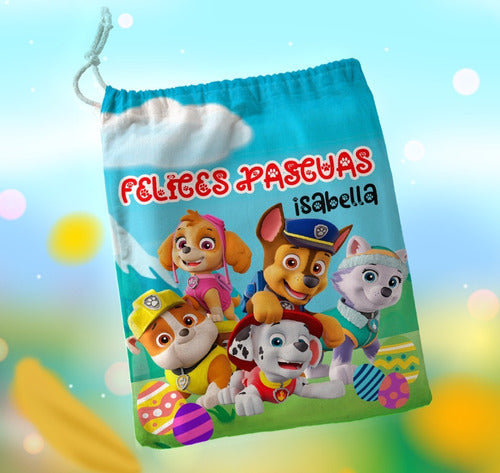 Plantillas Para Sublimar Bolsitas Pascua Personajes 4