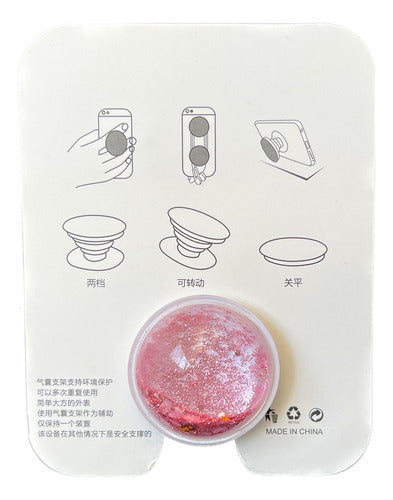 Universal Water and Glitter Cell Phone Ring Holder 14