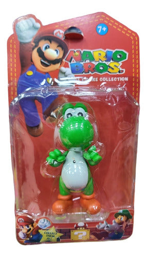 Muñecos Yoshi Personaje Mario Bros Dino En Blíster X1 0