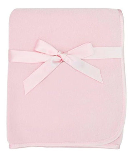 American Baby Company Fleece Blanket Pink 30 X 30 0