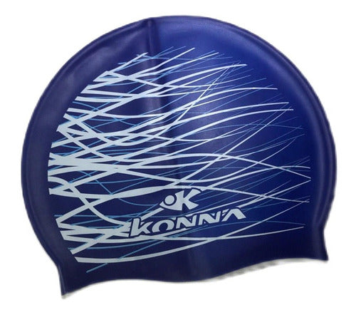 Kosmos 350 Silicone Swimming Cap in Konna Green by Green Sport 2