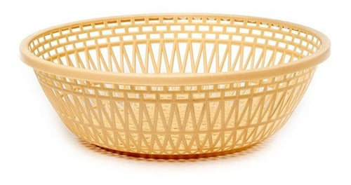 Nuva Round Deep Plastic Bread Basket 23cm 0