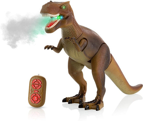 Jurassic Adventure RC Dinosaur with Light and Sound Spraying 99817 1