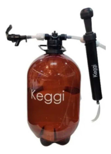 Keggi 10 Liters Beer Barrel with Inflator 0