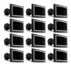 Moon Pro Pack of 12 Piezoelectric Tweeter Speaker M106 120W 8 Ohms 0