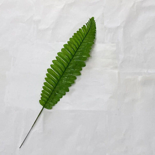 Out Artificial Fern Leaf Stem Pack of 10 Units 30cm Palm 1