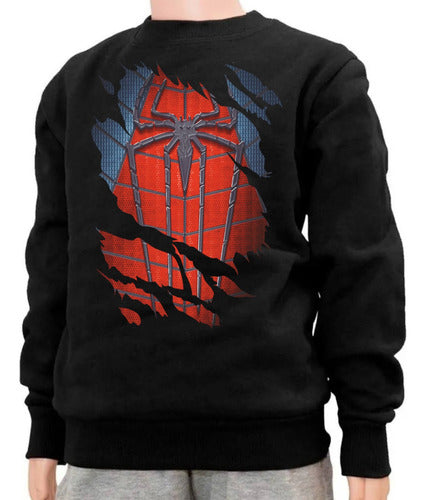 Maritershop Superheroes Ragged Body Hoodie Superman Batman Spiderman 2