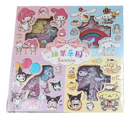 Sanrio 96 Planchas De Stickers Kuromi Cinnamoroll Melody 4