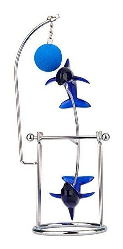 Sunnytech Dolphins Kinetic Art Balancing Toy - Deco 1