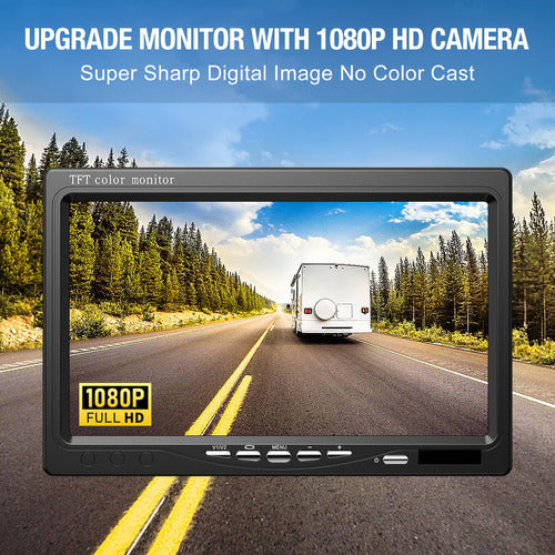 DVKNM Improved Backup Camera Monitor Kit, LCD HD Display 2