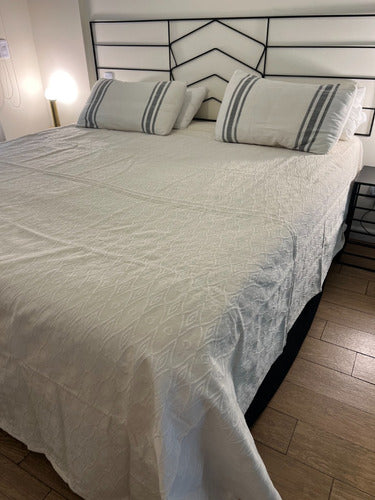 Lightweight Rustic Summer Jacquard Bedspread for 1 Place to Twin Beds 10