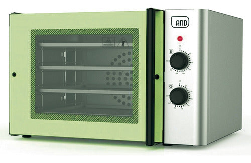 Horno Electrico De Mesa 4 Bandejas Anodilar 39 Litros Verde 0