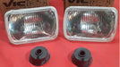 Set of 2 Jeep Cherokee 87/01 Headlights Without Position Hole 2
