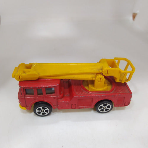 Antiguo Corgi Juniors Uk Simon Snorkel Fire Engine 1