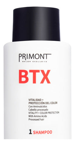 Primont Btx Shampoo Reparador Procesados Teñidos Chico 3c 1